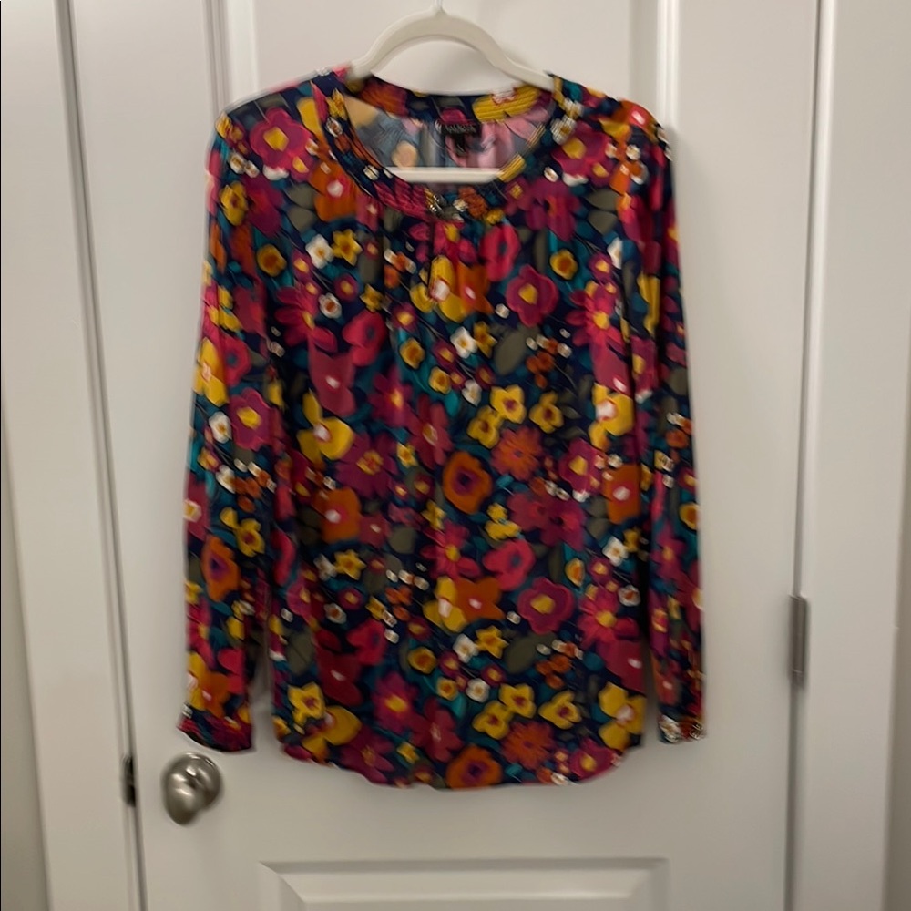 Floral Long Sleeve Women's Top
